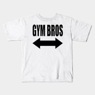 Gym Bros Funny Workout Kids T-Shirt